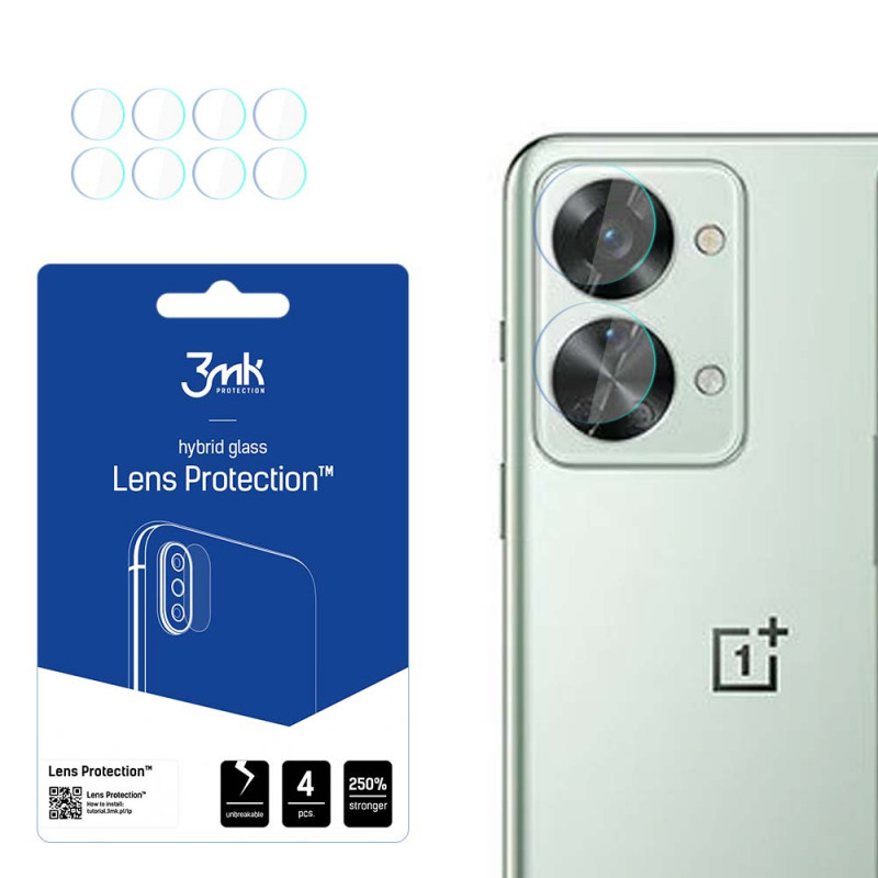 3MK Lens Protection OnePlus Nord 2T -kameran linssinsuoja (4 kpl)