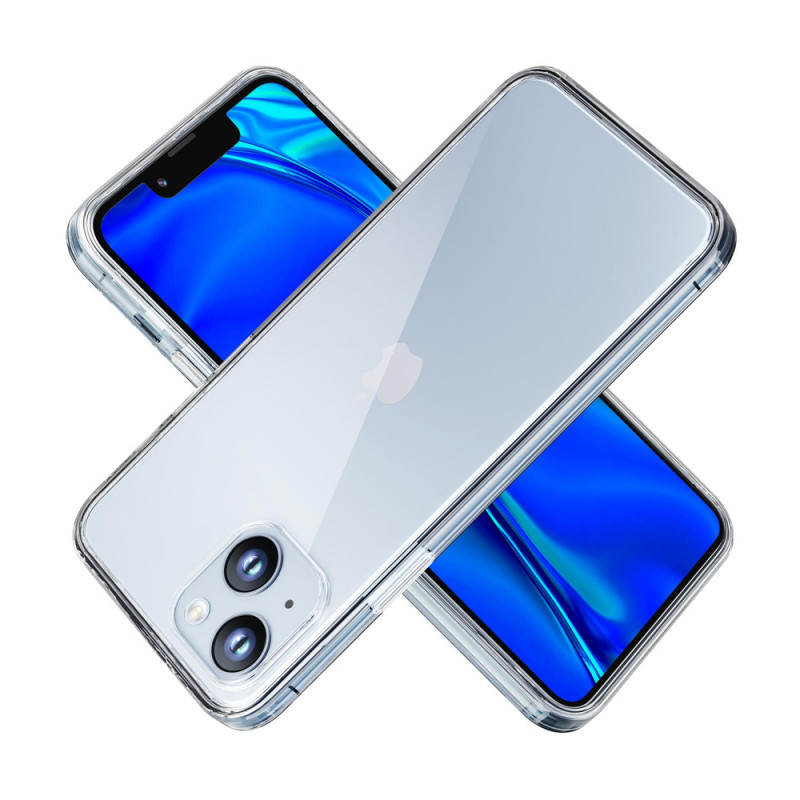 3MK Clear Case Apple iPhone 14 puhelimen kuori, läpinäkyvä
