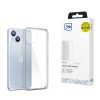 3MK Clear Case suojakuori Apple iPhone 14 Plus / 15 Plus -puhelimelle, läpinäkyvä