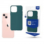3MK Matt Case suojakotelo Apple iPhone 14 Plus / 15 Plus -puhelimelle, tummanvihreä