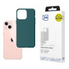 3MK Matt Case suojakotelo Apple iPhone 14 Plus / 15 Plus -puhelimelle, tummanvihreä