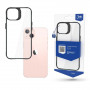 3MK Satin Armor Case+ suojakotelo Apple iPhone 14 Plus / 15 Plus -puhelimelle, läpinäkyvä