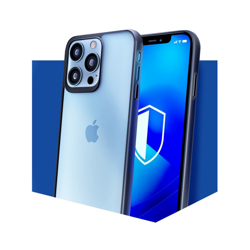 3MK Satin Armor Case+ suojakotelo Apple iPhone 14 Plus / 15 Plus -puhelimelle, läpinäkyvä