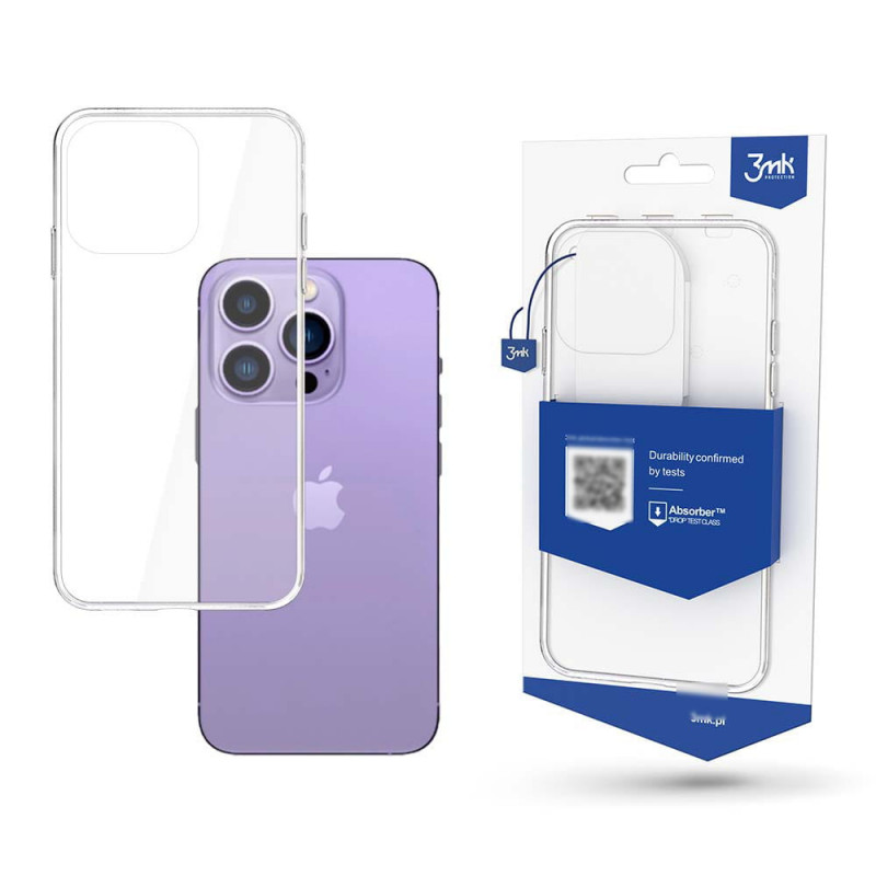 3MK Armor Case 3MK4014 Apple iPhone 14 Pro Max -suojakotelo, läpinäkyvä