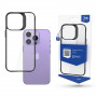3MK Satin Armor Case+ -suojakotelo Apple iPhone 14 Pro Max -puhelimelle, musta