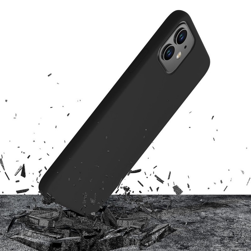 3MK Silicone Case -suojakotelo Samsung Galaxy A24 4G -puhelimelle, musta