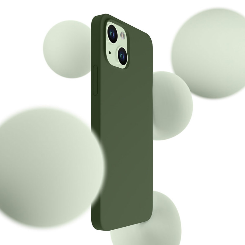 3MK Hardy Case MagSafe -suojakotelo Apple iPhone 15 Plus / 14 Plus -puhelimelle, alpine green