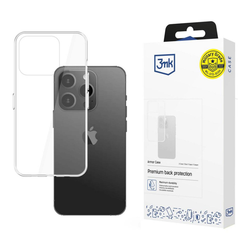 3MK Armor Case -suojakotelo Apple iPhone 15 Pro Max -puhelimelle