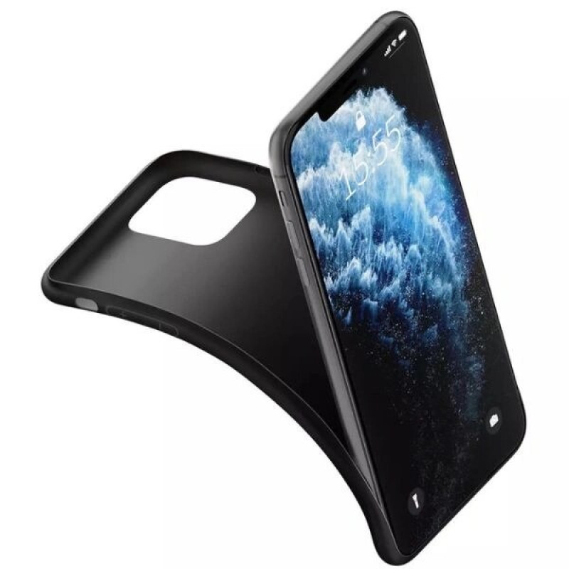 3MK Matt Case 3MK15483 suojakotelo Samsung Galaxy S23 FE -puhelimeen, musta