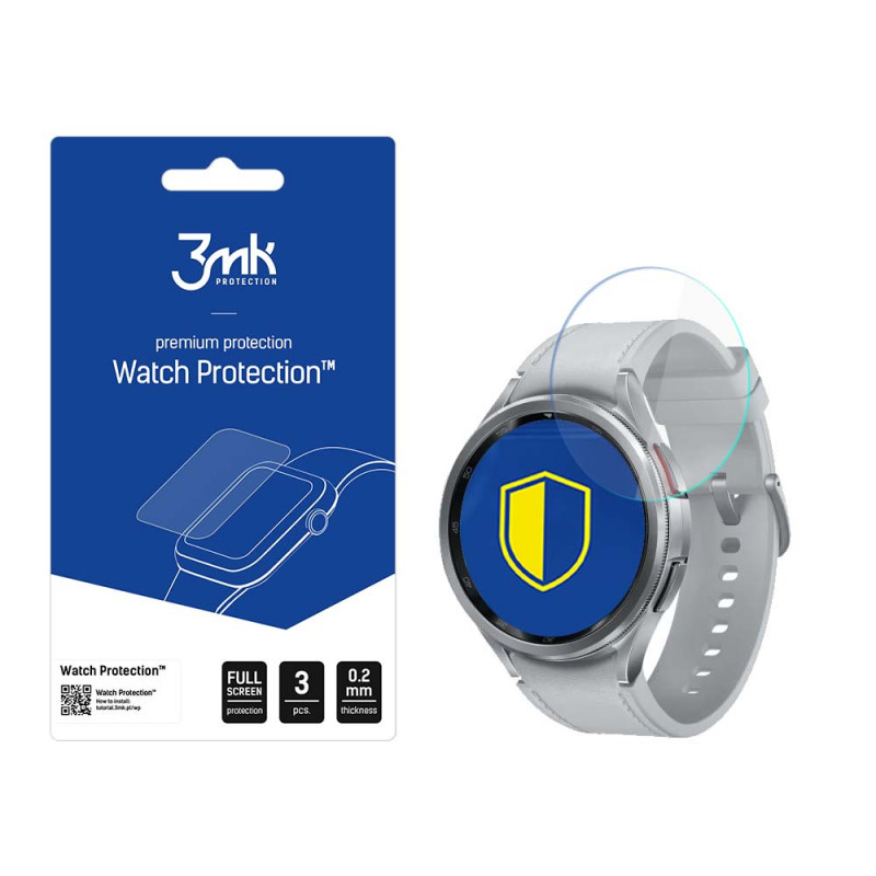 3MK Watch Protection FlexibleGlass Lite 3MK5090 hybridilasi Samsung Galaxy Watch 6 Classic 43 mm -kellolle