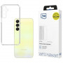 3MK Clear Case suojakotelo Samsung Galaxy A25 5G -puhelimelle, läpinäkyvä