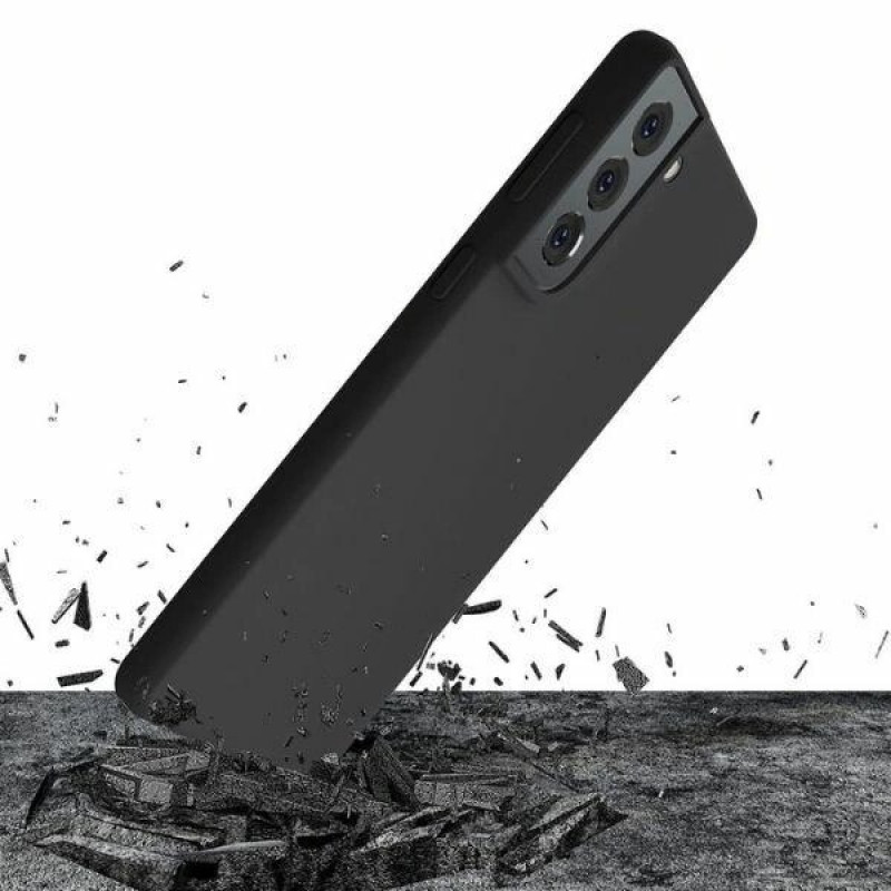 3MK Silicone Case -suojakotelo Samsung Galaxy S23 FE -puhelimelle, musta