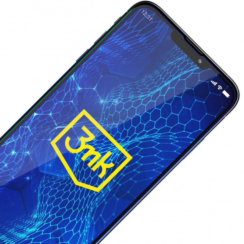 3MK HardGlass Max Lite karkaistu lasi näytönsuojus Samsung Galaxy M15 5G:lle, musta