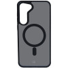 3MK Smoke MagCase MagSafe-yhteensopiva suojakotelo Samsung Galaxy S24:lle, läpikuultava