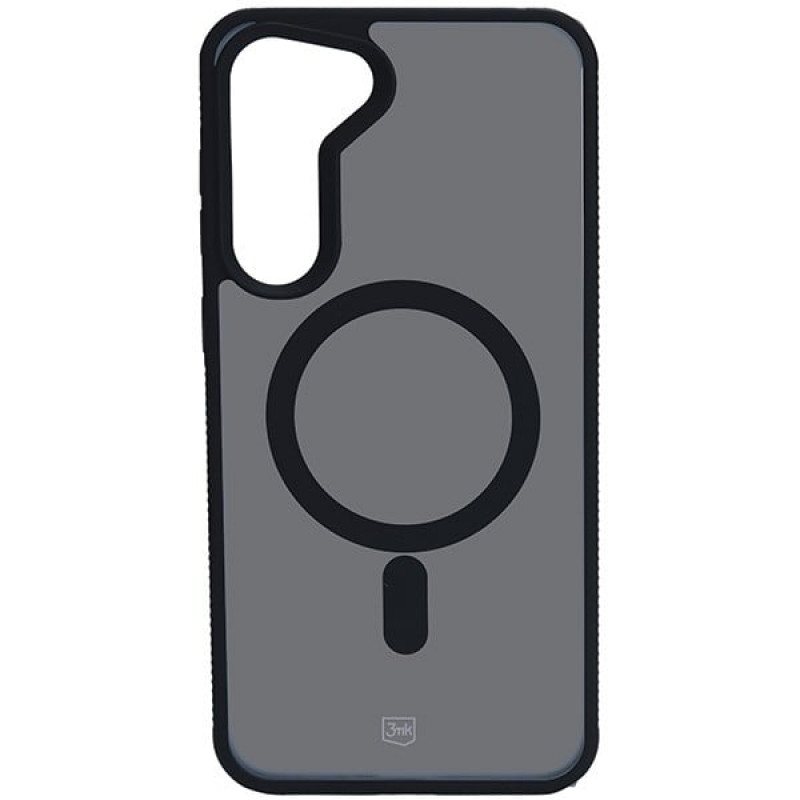 3MK Smoke MagCase MagSafe-yhteensopiva suojakotelo Samsung Galaxy S24:lle, läpikuultava