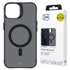 3MK Smoke MagCase MagSafe-yhteensopiva suojakotelo Apple iPhone 15:lle, läpikuultava