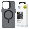 3MK Smoke MagCase MagSafe-yhteensopiva suojakuori Apple iPhone 15 Pro -puhelimelle, läpikuultava