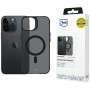 3MK Smoke MagCase MagSafe-yhteensopiva suojakotelo Apple iPhone 14 Pro -puhelimelle, läpikuultava