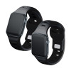 3mk silikoninen kellonranneke Apple Watch 38/40/41 mm, musta