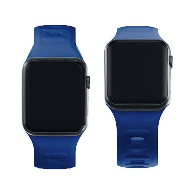 3mk silikoninen kellonranneke Apple Watch 38/40/41 mm, sininen