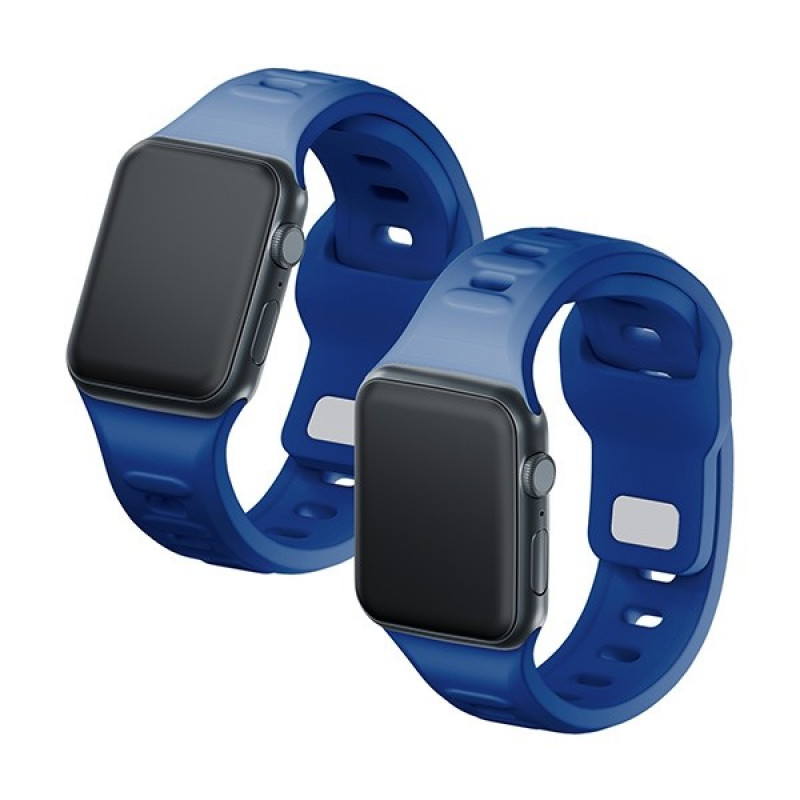 3mk silikoninen kellonranneke Apple Watch 38/40/41 mm, sininen