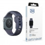 3mk silikoninen kelloranneke Apple Watch 38/40/41 mm, harmaa