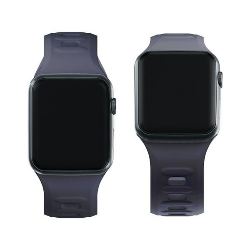 3mk silikoninen kelloranneke Apple Watch 38/40/41 mm, harmaa