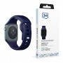 3mk Silikoninen kellonranneke Apple Watch 38/40/41 mm, ocean blue