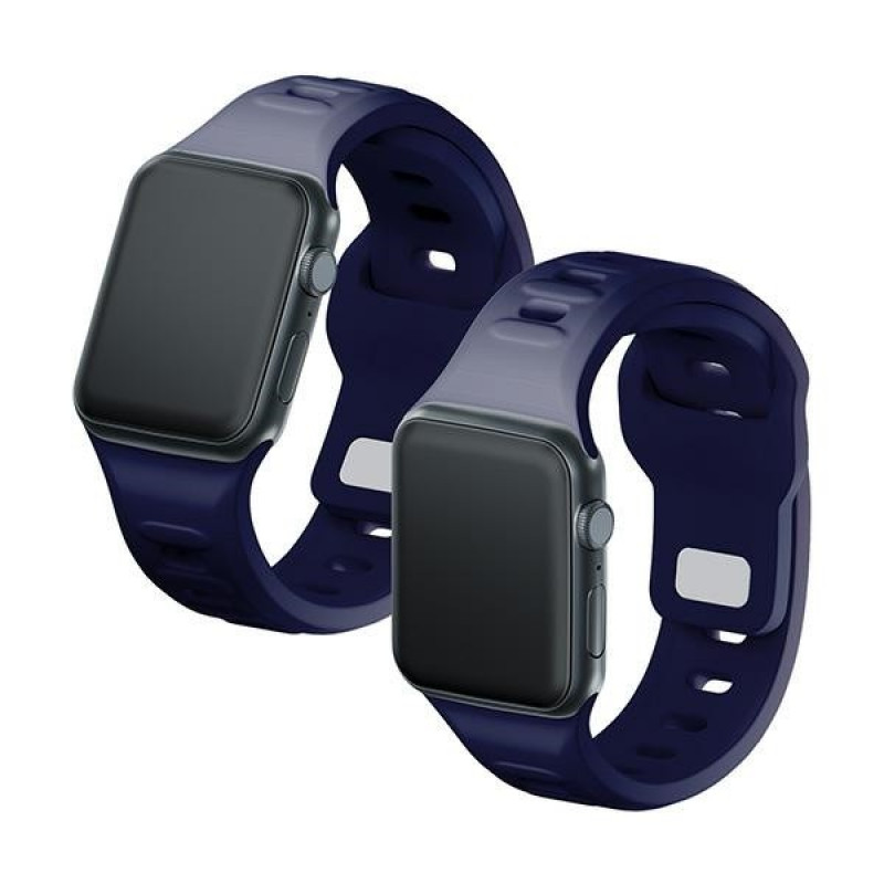 3mk Silikoninen kellonranneke Apple Watch 38/40/41 mm, ocean blue