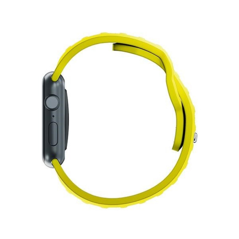 3mk Silicone Watch Strap for Apple Watch 38/40/41 mm, keltainen