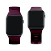 3mk silikoninen kellonranneke Apple Watch 42/44/45/49 mm, mulberry / burgundy