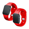 3mk Silikoninen kellonranneke Apple Watch 42/44/45/49 mm, punainen