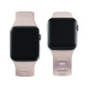 3mk silikoninen kellonranneke Apple Watch 42/44/45/49 mm, pinkki-beige / latte