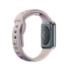 3mk silikoninen kellonranneke Apple Watch 42/44/45/49 mm, pinkki-beige / latte