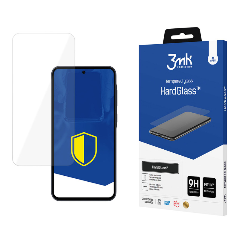 3MK HardGlass Samsung Galaxy M35 5G karkaistu lasi näytönsuojus