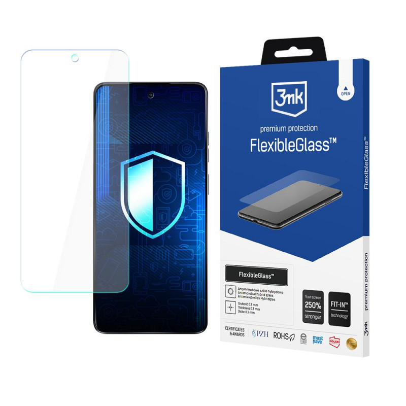 3MK FlexibleGlass Motorola Moto G24 / G24 Power hybridi lasinen näytönsuojus