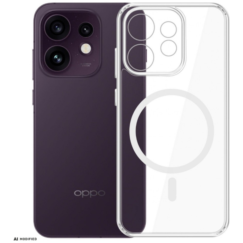 3MK Armor MagCase Oppo Reno 16 F / Reno 16 FS (CPH2859) kuori, läpinäkyvä