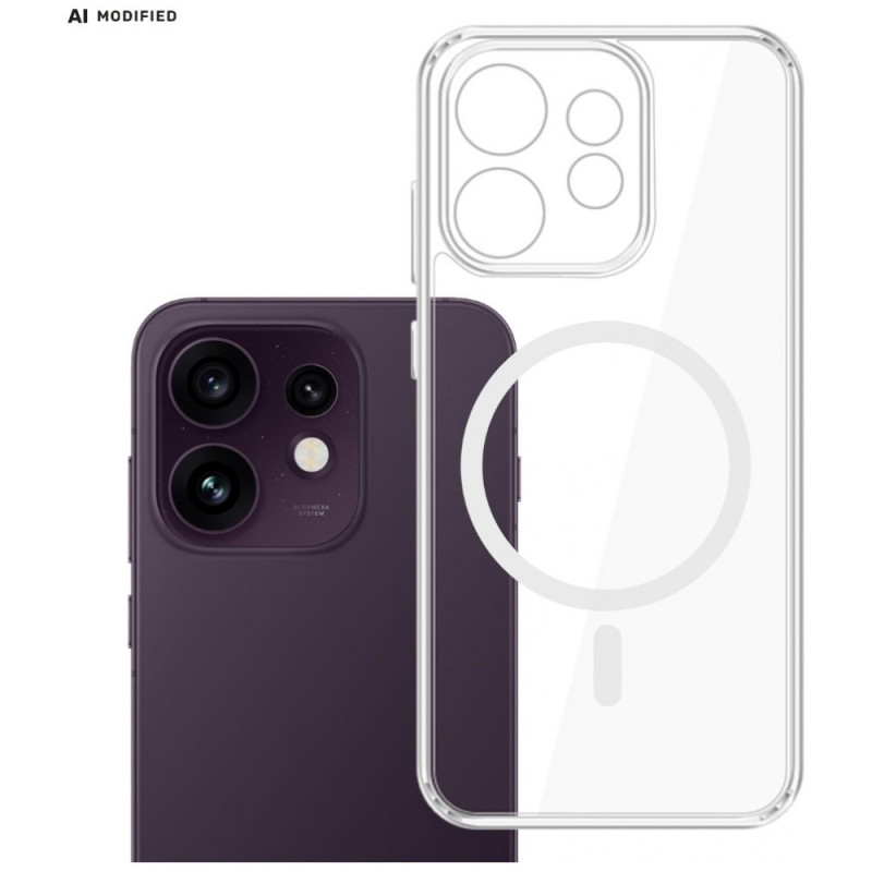 3MK Armor MagCase Oppo Reno 16 F / Reno 16 FS (CPH2859) kuori, läpinäkyvä