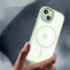 Tech-Protect MagMat MagSafe -kuori Apple iPhone 15:lle, vihreä/kirkas