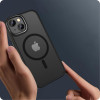 Tech-Protect MagMat 2 MagSafe -suojakotelo Apple iPhone 15:lle, matta musta