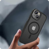 Tech-Protect MagMat 2 MagSafe -suojakotelo Apple iPhone 15:lle, matta musta