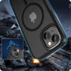 Tech-Protect MagMat 2 MagSafe -suojakotelo Apple iPhone 15:lle, matta musta