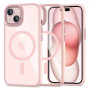 Tech-Protect MagMat MagSafe -kuori Apple iPhone 15:lle, pinkki/kirkas
