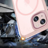 Tech-Protect MagMat MagSafe -kuori Apple iPhone 15:lle, pinkki/kirkas