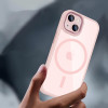 Tech-Protect MagMat MagSafe -kuori Apple iPhone 15:lle, pinkki/kirkas