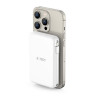 Tech-Protect PB31 LifeMag MagSafe -varavirtalähde 10000 mAh, 15 W, valkoinen