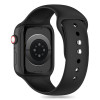 Tech-Protect silikoniranneke Apple Watch 4/5/6/7/8/9/SE/10 (38/40/41/42 mm), musta
