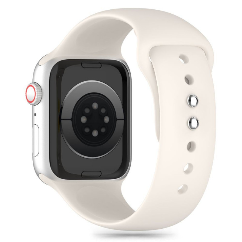 Tech-Protect silikoniranneke Apple Watch 4/5/6/7/8/9/SE/10 (38/40/41/42 mm), Starlight