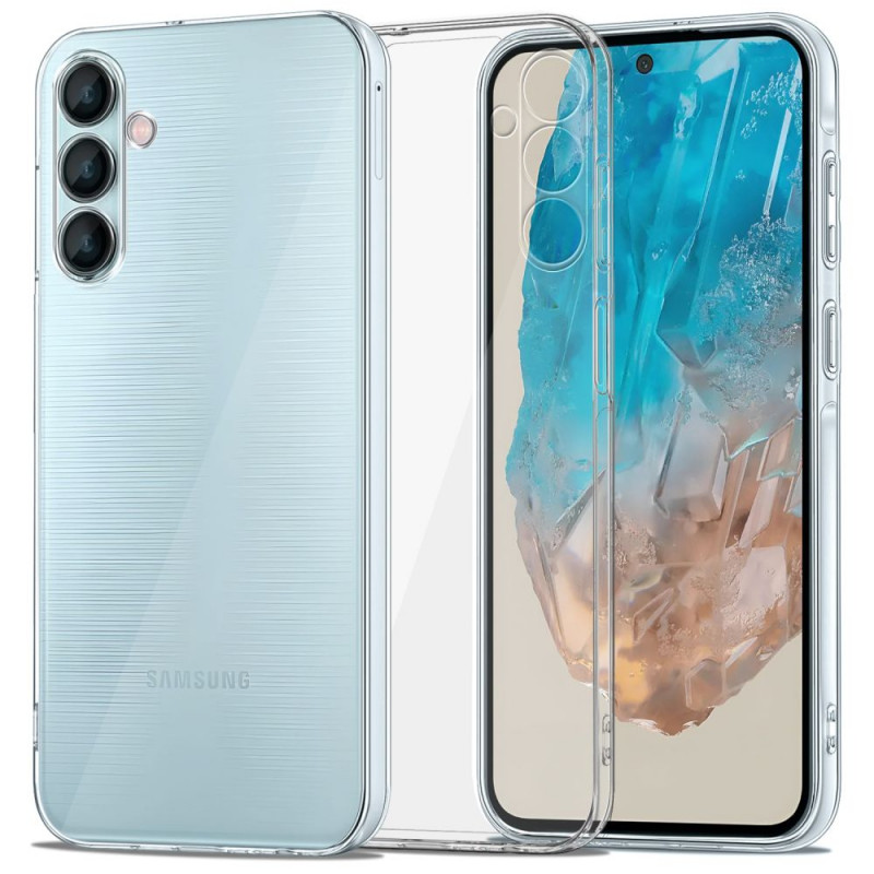 Tech-Protect FlexAir -kuori Samsung Galaxy M35 5G -puhelimelle, kirkas
