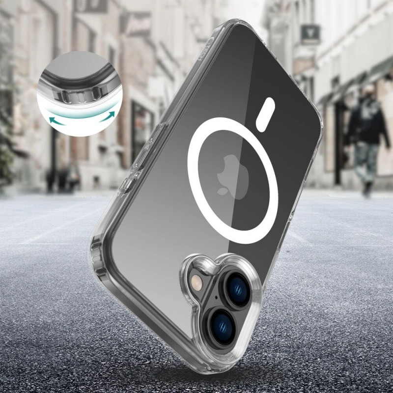 Tech-Protect Flexair Hybrid MagSafe -suojakotelo Apple iPhone 16 -puhelimelle, kirkas